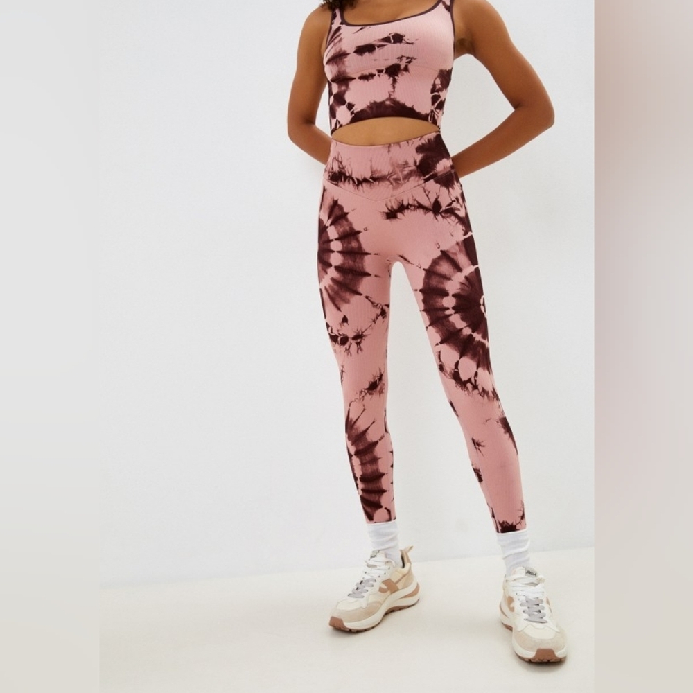 Victorias Secret PINK Active Tie Dye Leggings In XXL